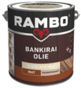 Rambo bankirai olie transparant